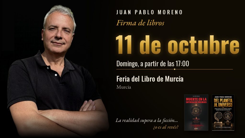 Firma en la Feria del Libro de Murcia, 11 de octubre